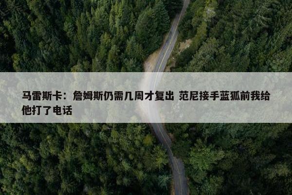 马雷斯卡：詹姆斯仍需几周才复出 范尼接手蓝狐前我给他打了电话