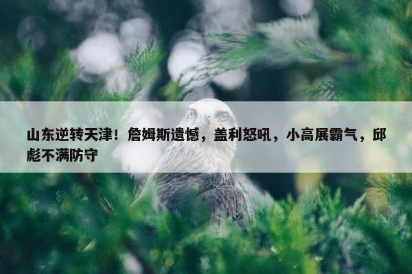 山东逆转天津！詹姆斯遗憾，盖利怒吼，小高展霸气，邱彪不满防守