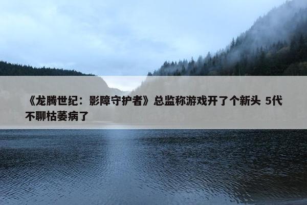 《龙腾世纪：影障守护者》总监称游戏开了个新头 5代不聊枯萎病了