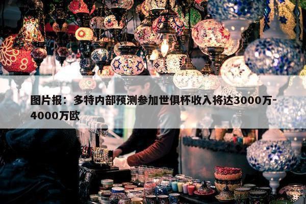 图片报：多特内部预测参加世俱杯收入将达3000万-4000万欧