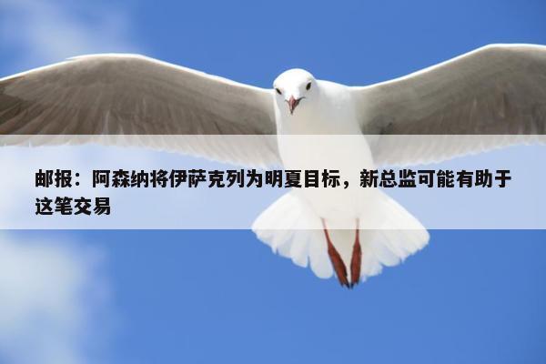 邮报：阿森纳将伊萨克列为明夏目标，新总监可能有助于这笔交易