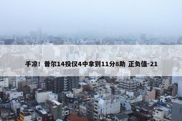 手凉！普尔14投仅4中拿到11分8助 正负值-21