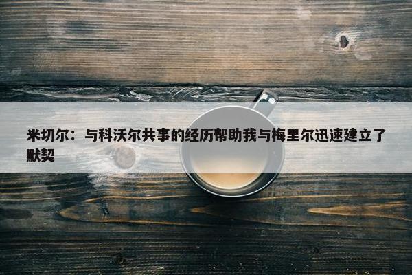 米切尔：与科沃尔共事的经历帮助我与梅里尔迅速建立了默契