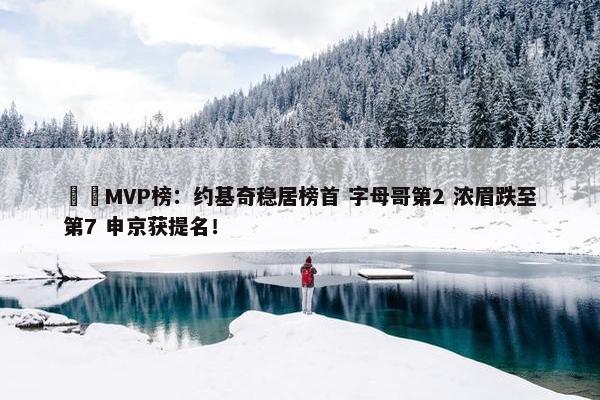 ⭐️MVP榜：约基奇稳居榜首 字母哥第2 浓眉跌至第7 申京获提名！