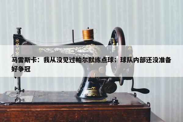 马雷斯卡：我从没见过帕尔默练点球；球队内部还没准备好争冠