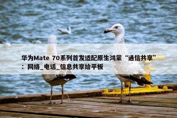 华为Mate 70系列首发适配原生鸿蒙“通信共享”：网络_电话_信息共享给平板