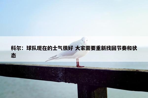 科尔：球队现在的士气很好 大家需要重新找回节奏和状态