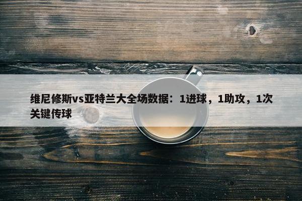 维尼修斯vs亚特兰大全场数据：1进球，1助攻，1次关键传球