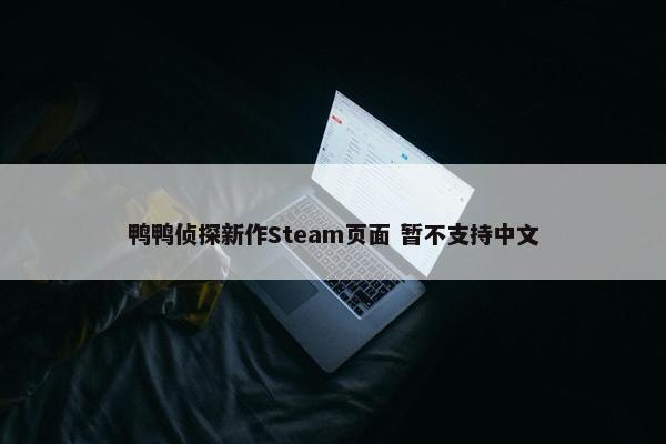 鸭鸭侦探新作Steam页面 暂不支持中文