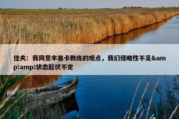 佳夫：我同意丰塞卡教练的观点，我们侵略性不足&amp;状态起伏不定