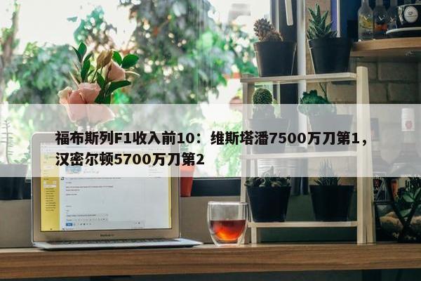 福布斯列F1收入前10：维斯塔潘7500万刀第1，汉密尔顿5700万刀第2