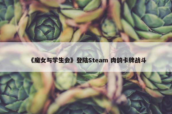 《魔女与学生会》登陆Steam 肉鸽卡牌战斗