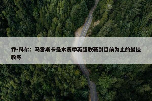 乔-科尔：马雷斯卡是本赛季英超联赛到目前为止的最佳教练