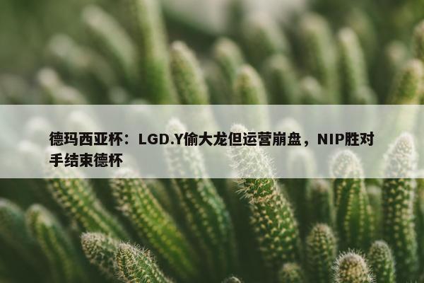 德玛西亚杯：LGD.Y偷大龙但运营崩盘，NIP胜对手结束德杯