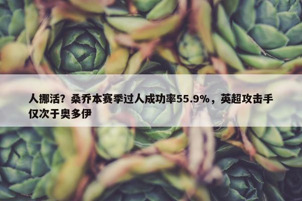 人挪活？桑乔本赛季过人成功率55.9%，英超攻击手仅次于奥多伊