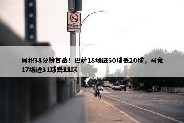 同积38分榜首战！巴萨18场进50球丢20球，马竞17场进31球丢11球