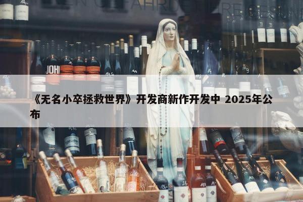 《无名小卒拯救世界》开发商新作开发中 2025年公布