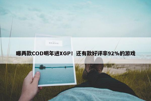 曝两款COD明年进XGP！还有款好评率92%的游戏